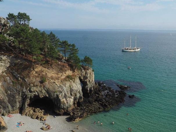 Plage presqu'île du Crozon