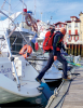 randonneur voilier bateau ponton